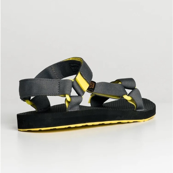 ?? Mens Teva Original Universal Sandal Grey/yellow Size 12